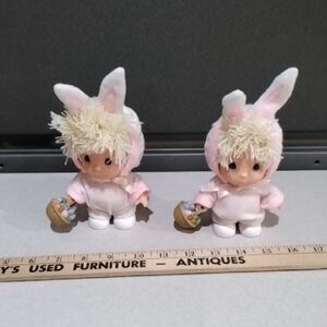 Precious Moments Vintage EASTER Bunny Dolls